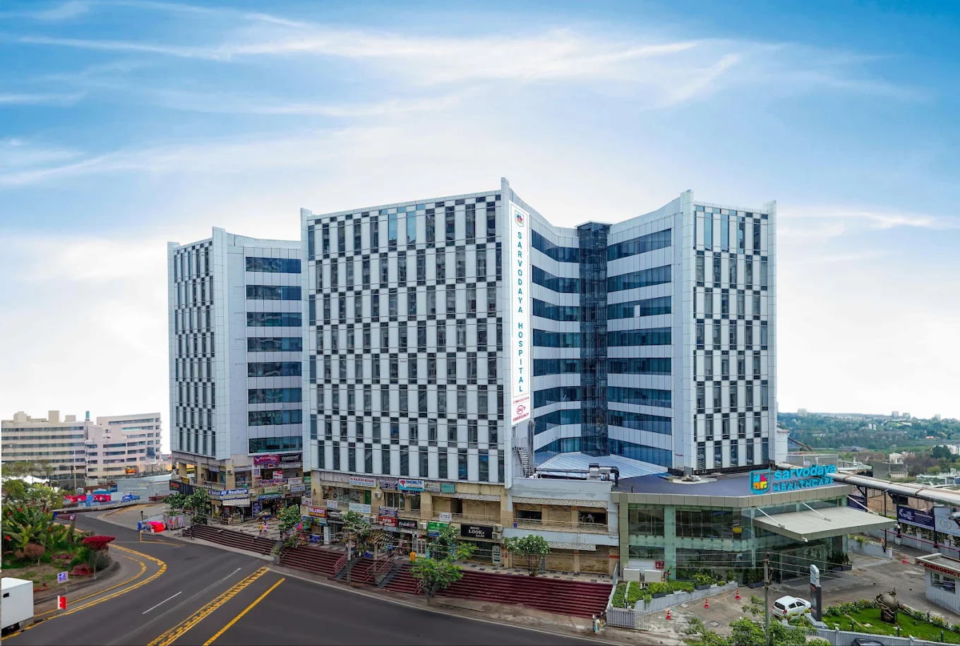 Sarvodaya Hospital, Greater Noida West - hospital building